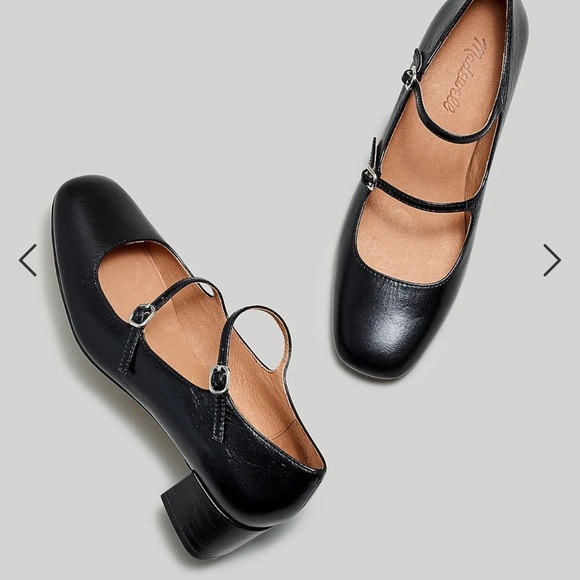 Madewell Shoes - Madewell Nettie Mary Jane heels size 9.5 in black